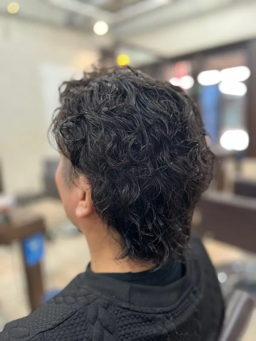 パーマ メンズ カット パーマ カ レラのヘアスタイル