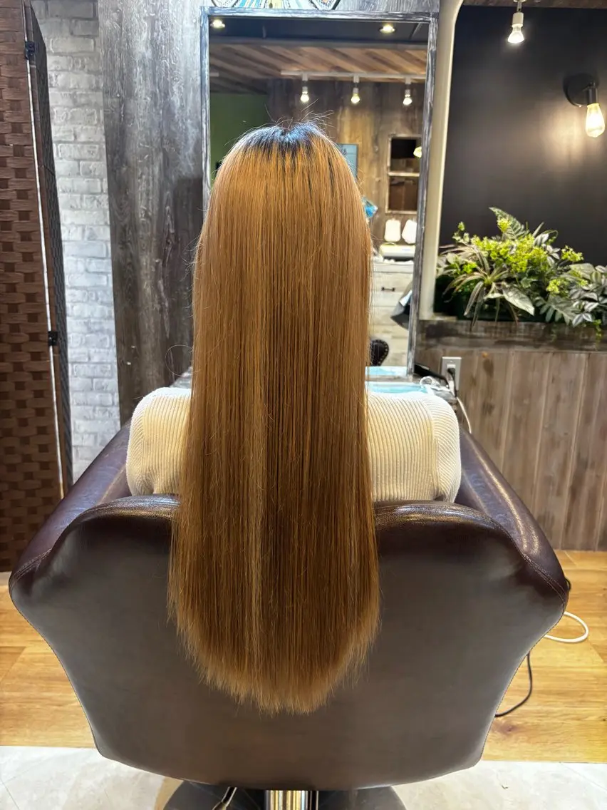 ロング 上田 良夢のヘアスタイル