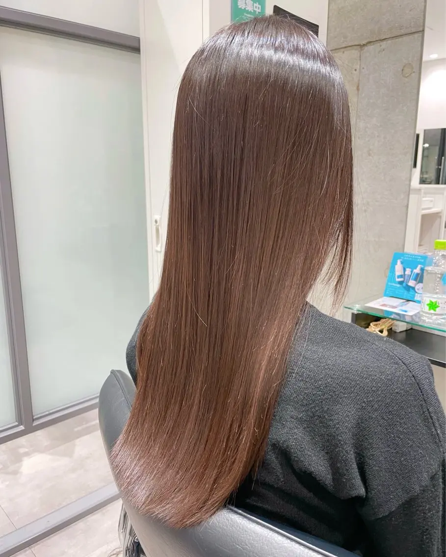 ロング 髪質改善 トリートメント エフィラージュ カット✂️髪質改善のヘアスタイル