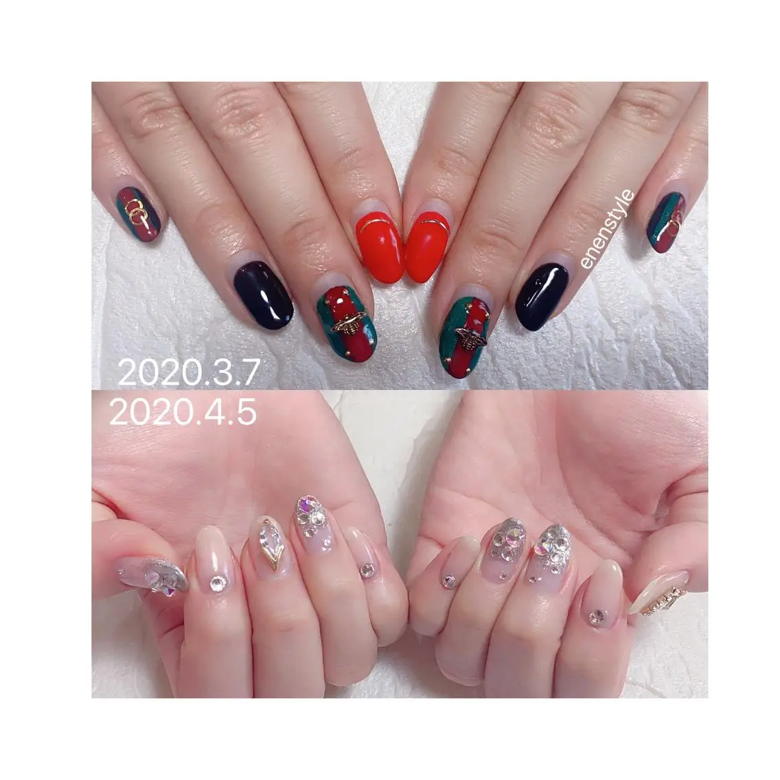 ショート ネイル ジェルネイル ニュアンスネイル オフィスネイル ワンカラーネイル パラジェル ハンドネイル 🐾enen style 🐾のネイルデザイン