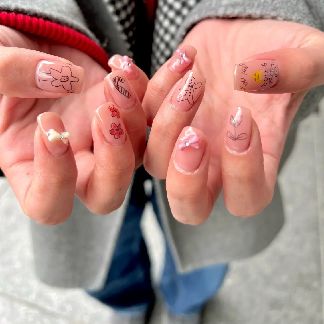 ネイル ハンドネイル 🧁🥕 asukaのネイルデザイン