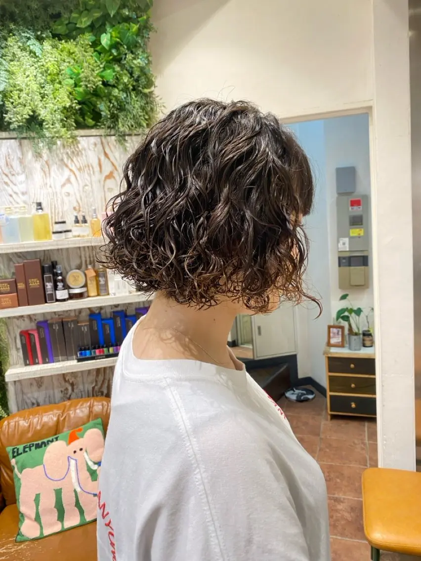 ミディアム カット パーマ 🌀ボブ/ミディアム /パーマ🌀ayaのヘアスタイル