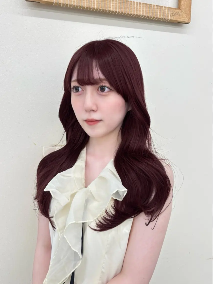カット＋暖色カラー🍒の写真