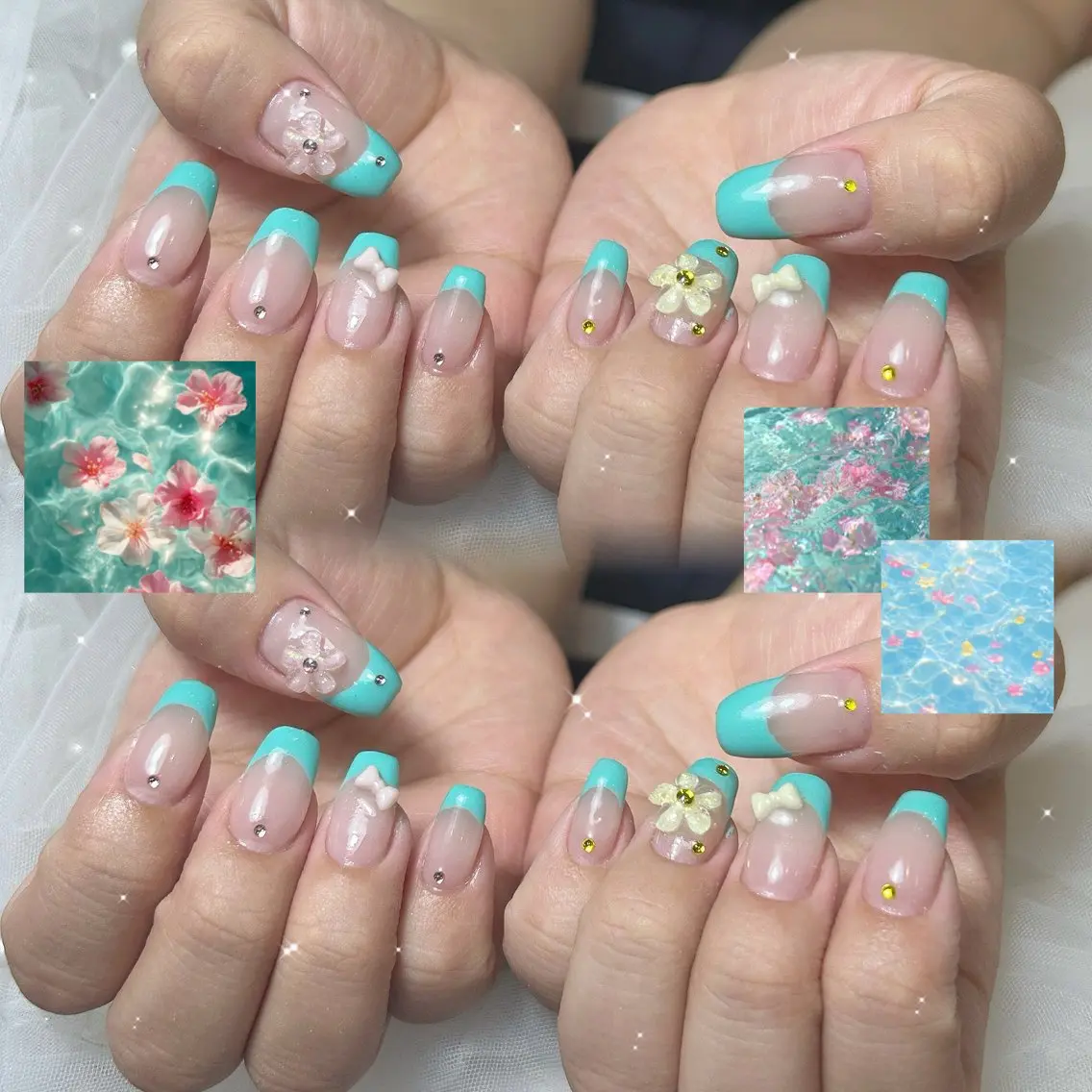 ネイル ハンドネイル 🎀 アネラ しま  🎀のネイルデザイン