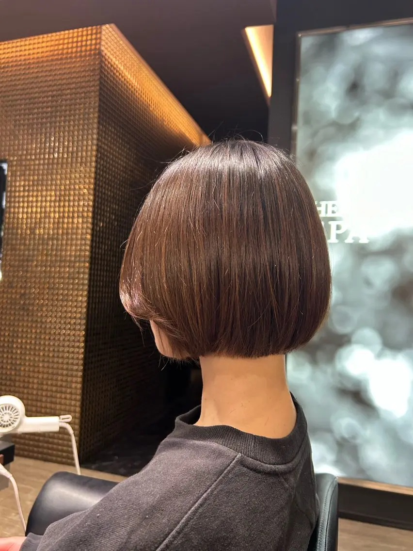 ショート ボブ カット トリートメント ishizuka toaのヘアスタイル