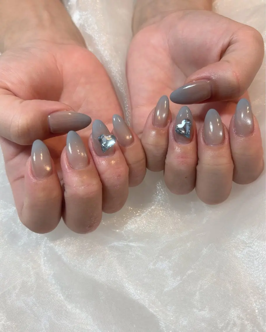 ネイル グラデーション マグネットネイル ハンドネイル Hanana Nail Hanaのネイルデザイン