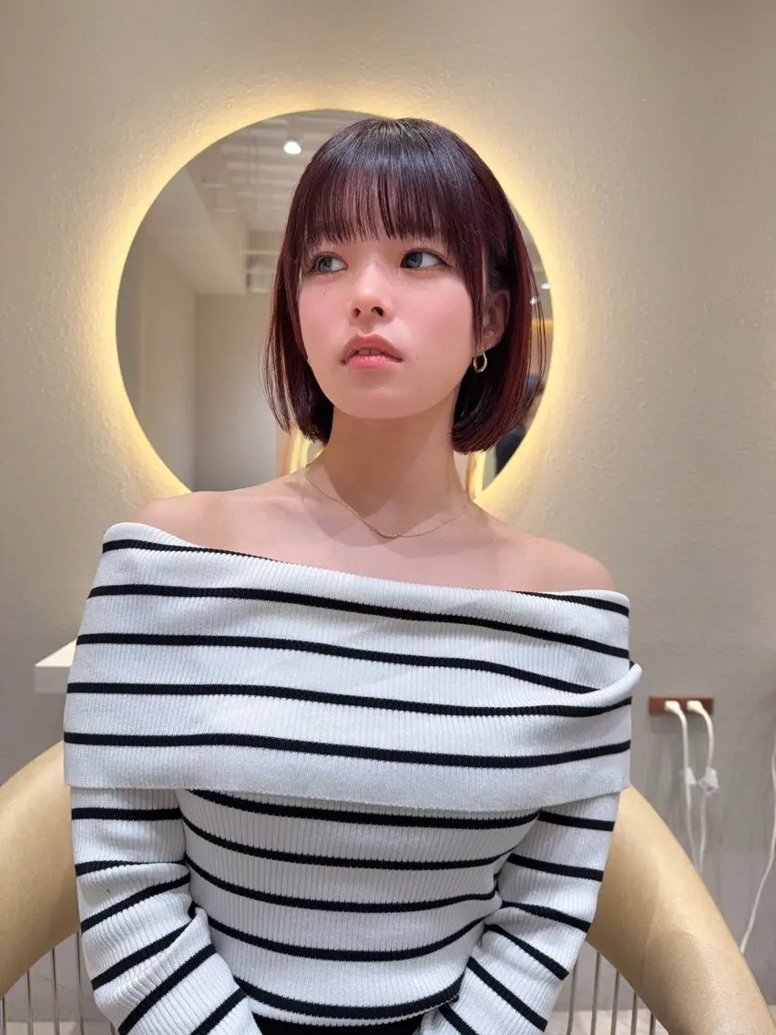 ショート カラー カット ヘアカラー トリートメント 美髪縮毛矯正✨🫧 レイヤー川村利幸のヘアスタイル