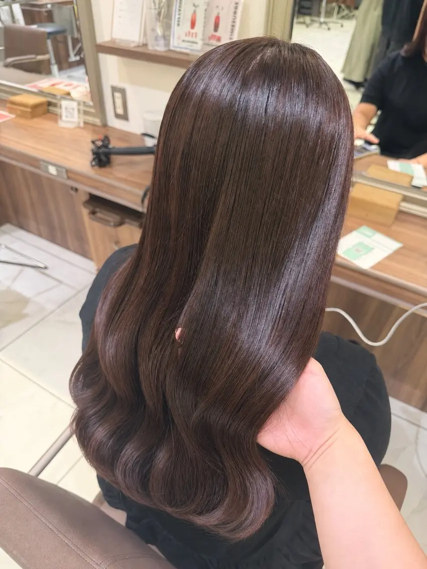 ロング カラー ヘアカラー トリートメント Ash桜新町/ Mizuki🎀のヘアスタイル