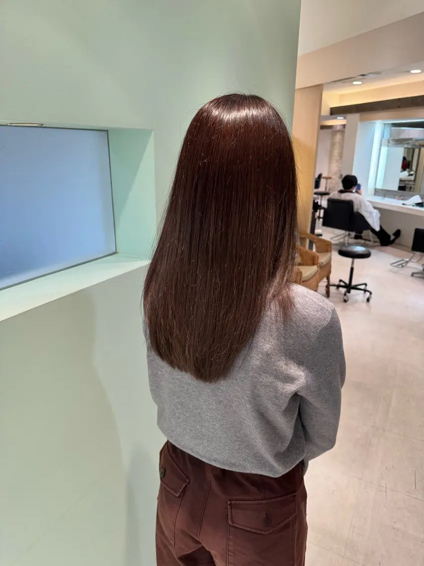セミロング あおき りゅうせいのヘアスタイル