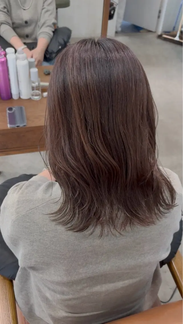 ミディアム カット ヘアカラー トリートメント SONO 【一宮】のヘアスタイル