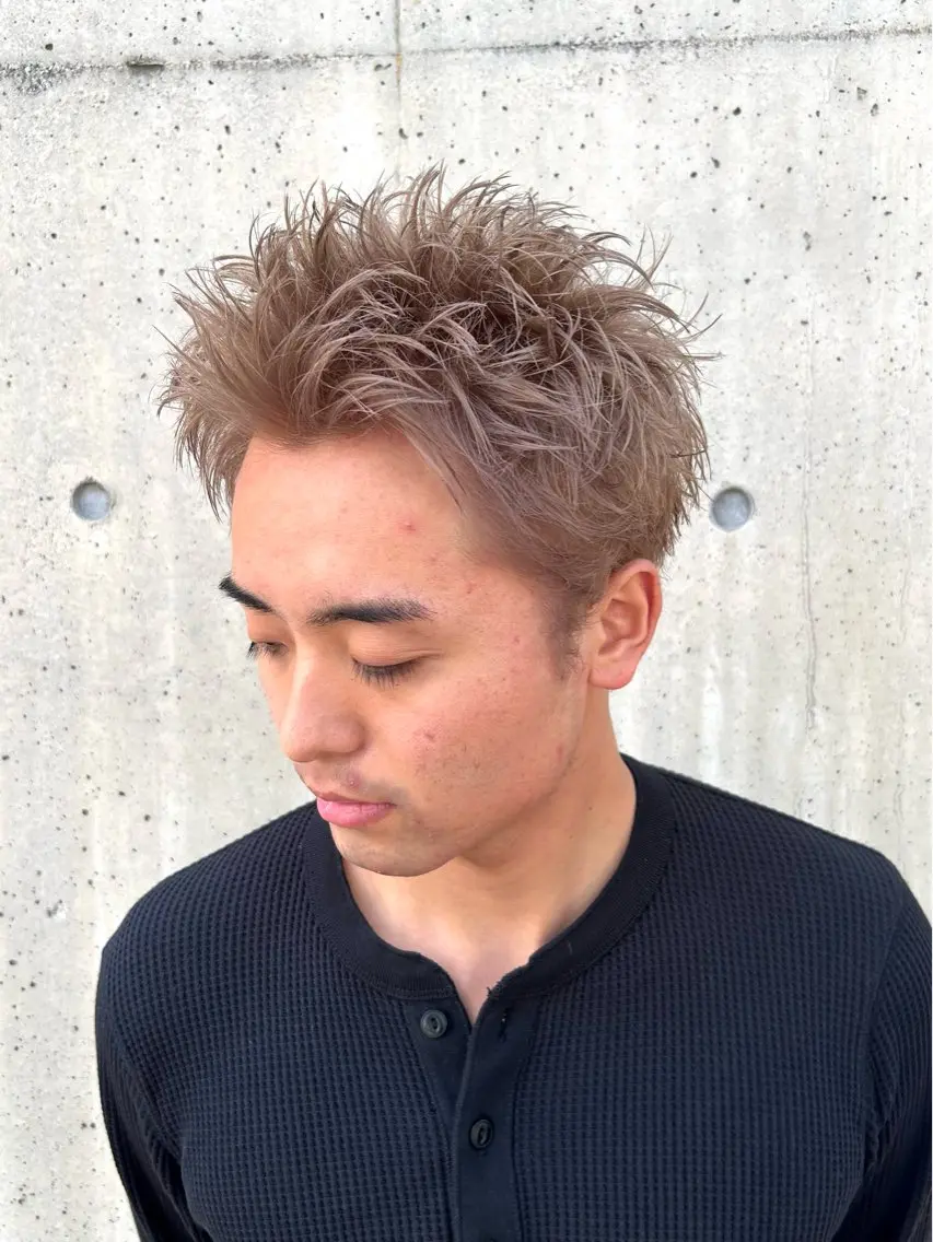 カラー メンズ 前田 匡蔵のヘアスタイル