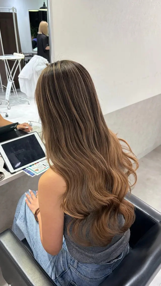 ロング カラー ヘアカラー Hina‪🔆‬ CIERA南船場のヘアスタイル