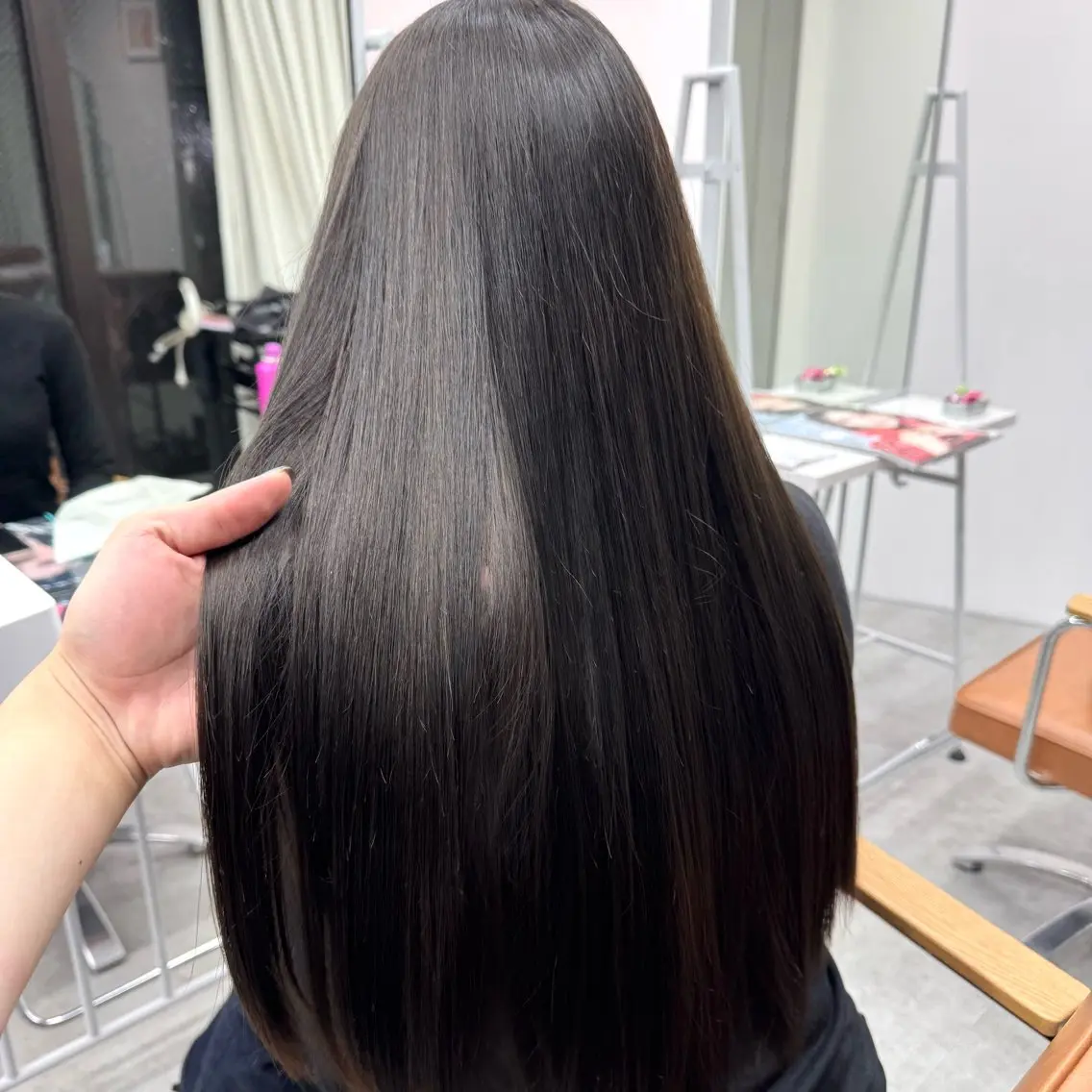 ロング カラー ヘアアレンジ カット ヘアカラー ブリーチなしカラー /新百合ヶ丘/安形翔のヘアスタイル