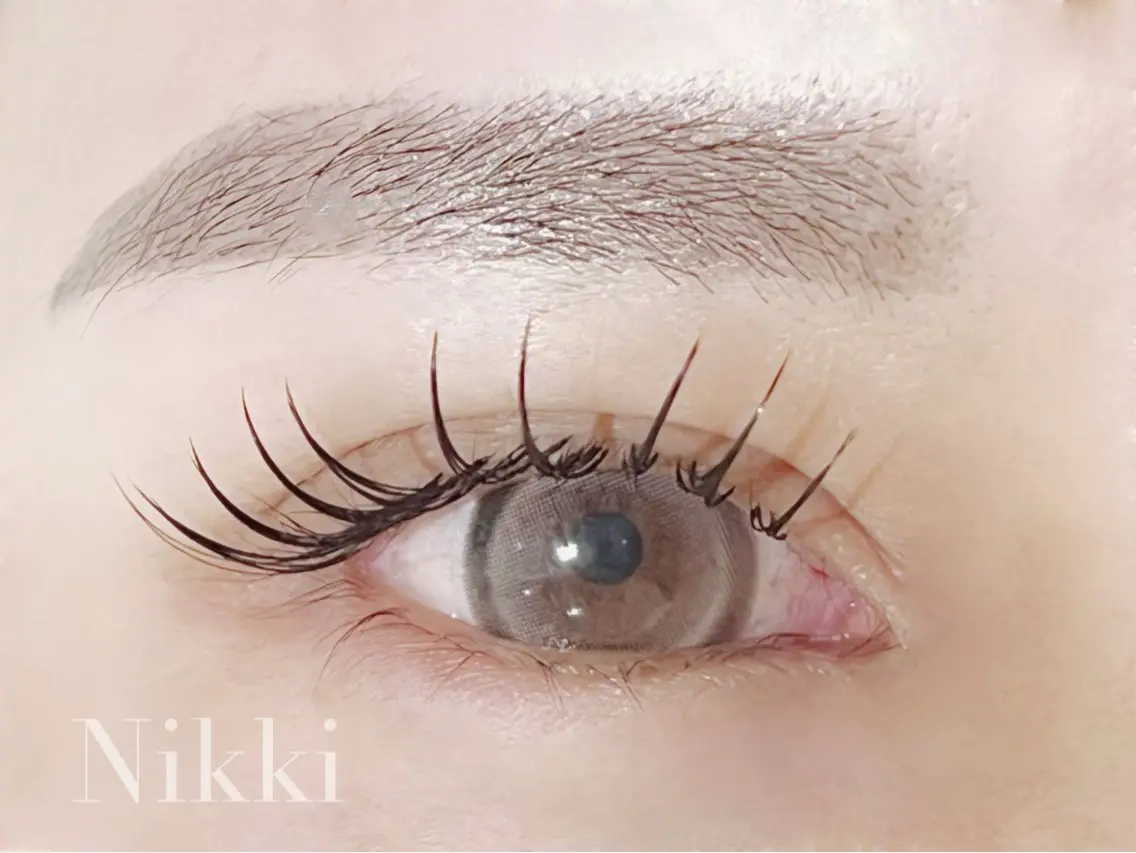 マツエク・マツパ フラットラッシュ vivogue 🪽Nikkiのマツエク・マツパデザイン