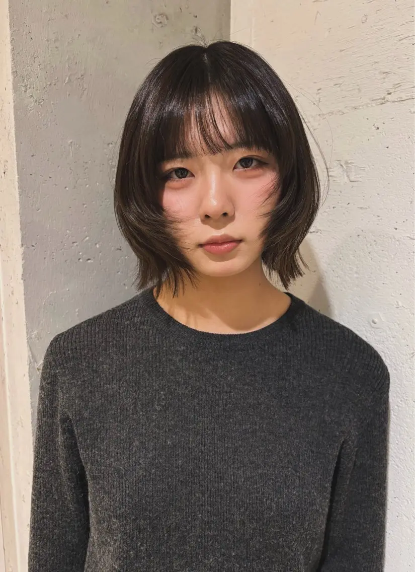 ショート カラー ボブレイヤー ボブ レイヤーカット Juna✂️ レイヤー / ボブのヘアスタイル