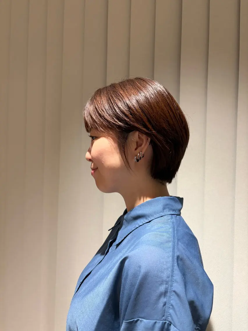 ショート アオキ サキ💫のヘアスタイル