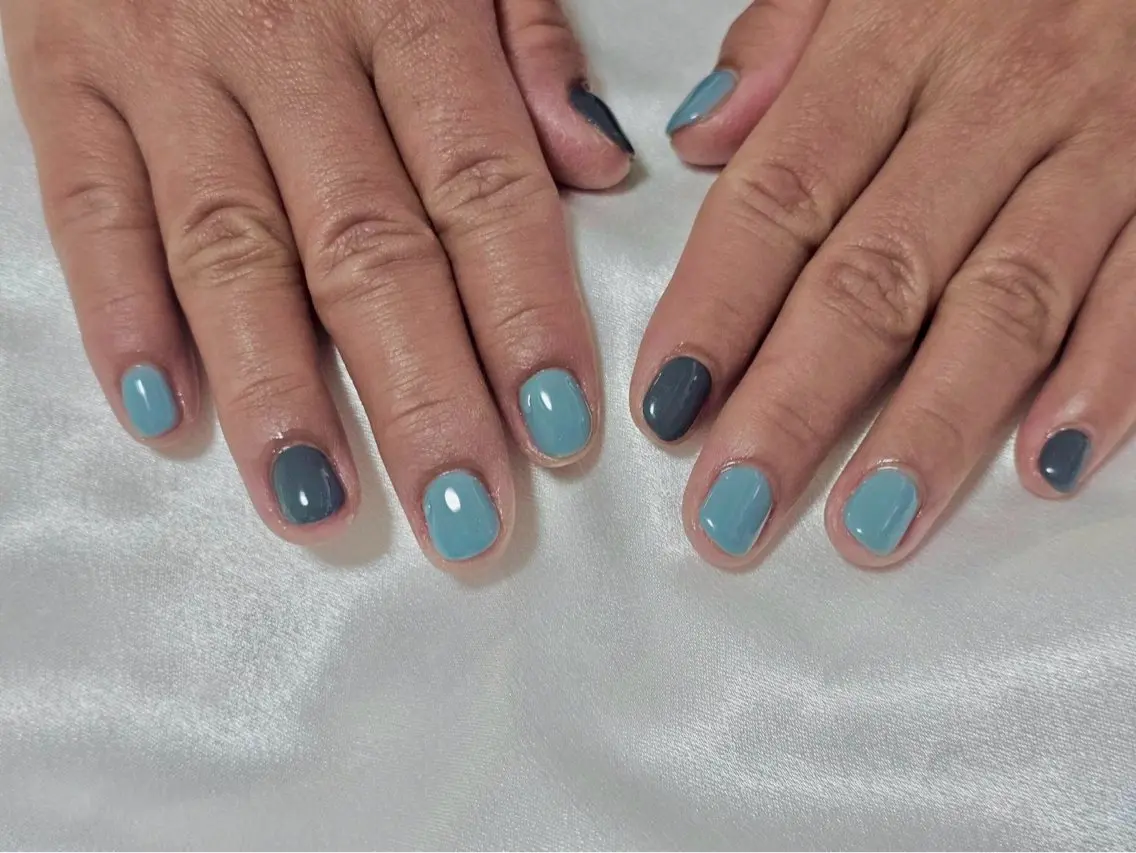 ネイル オーロラネイル 桜ネイル フラワーネイル フットネイル フレンチネイル mogunail &blowのネイルデザイン