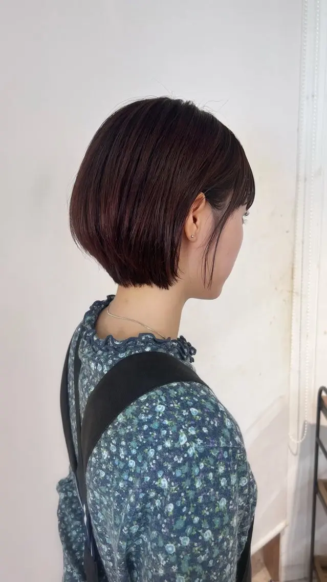 ショート カラー 渋谷 縮毛矯正 髪質改善 今泉ひろきのヘアスタイル