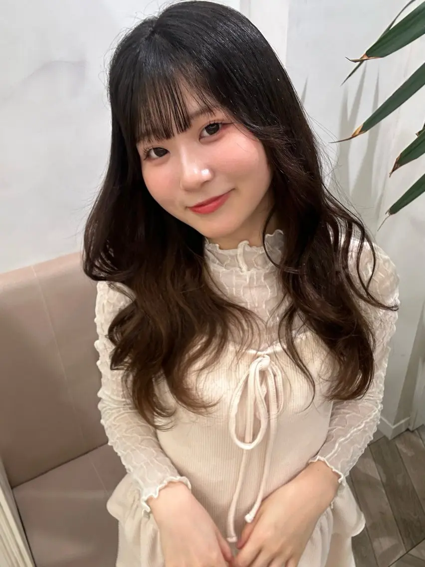 ロング トリートメント 暖色⌇縮毛矯正⌇ 𝐀𝐤𝐚𝐫𝐢のヘアスタイル