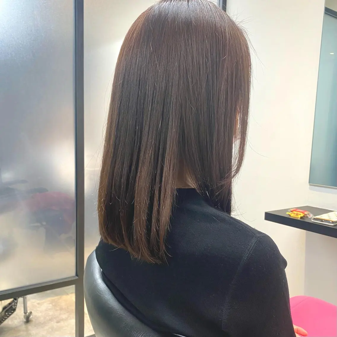 セミロング 髪質改善 トリートメント カット ヘアカラー トリートメント ヘッドスパ ツヤ髪 /髪質改善 松岡将太郎のヘアスタイル