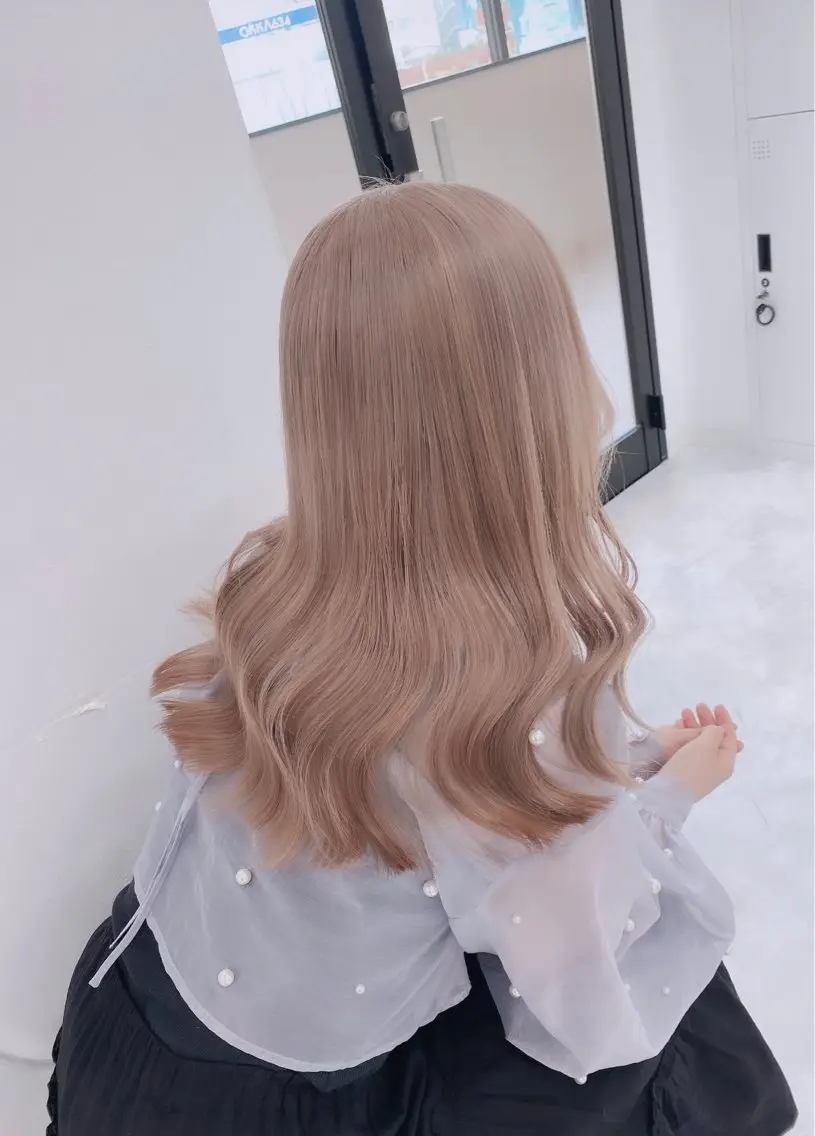 ロング カラー ヘアアレンジ メンズ カット ヘアカラー トリートメント ブリーチの髪様 MASATOのヘアスタイル