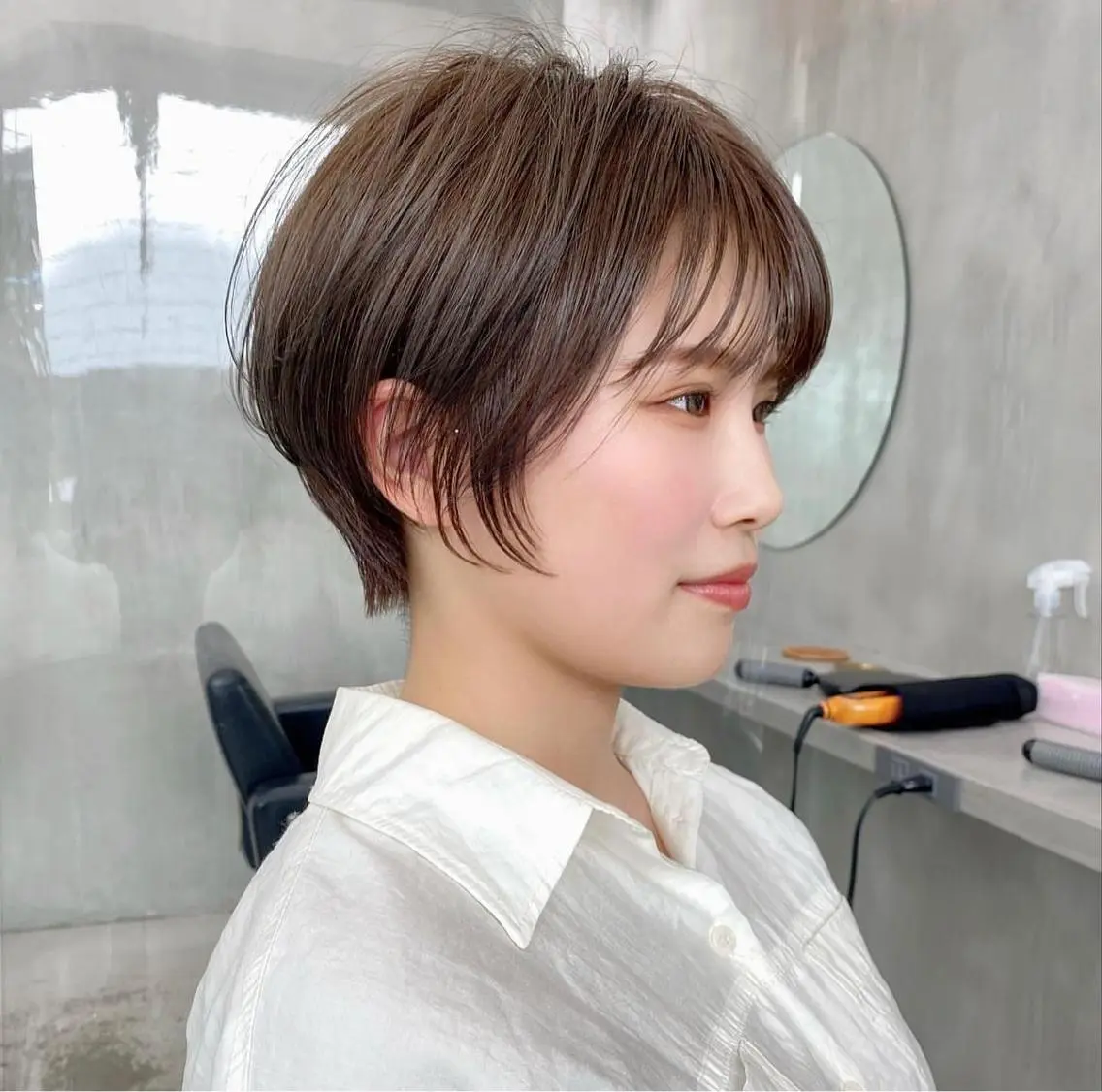 ショート ショートボブ ボブ ショートヘア カット トリートメント 👑ボブはお任せ ミヤノ👑のヘアスタイル