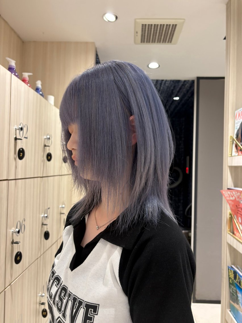 ミディアム カラー ヘアカラー トリートメント 🫧うる艶ハイトーン 🫧💘サヤ💘のヘアスタイル