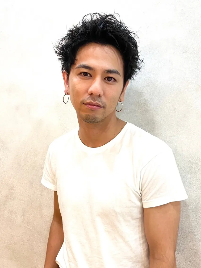 【新規メンズ限定】カット+パーマ+眉カット+頭皮ケアトリートメントの写真