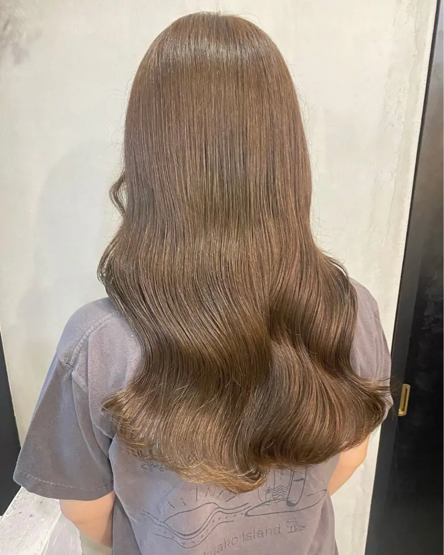 ロング カラー ベージュカラー ヘアカラー ヘッドスパ ✨レディースカット モデル募集✨イブキのヘアスタイル