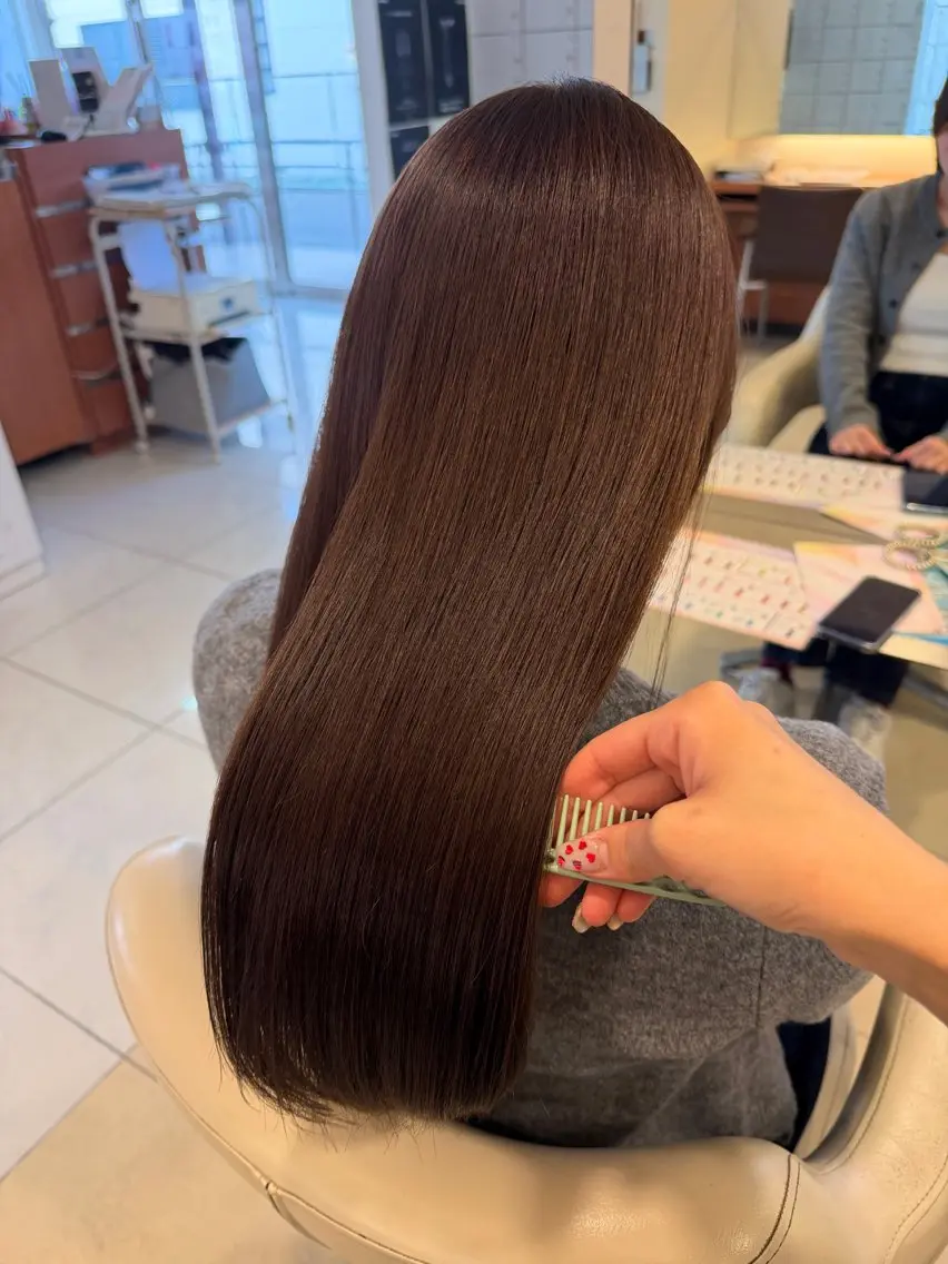 カラー カット ヘアカラー トリートメント 🫧モテ艶カラー🫧 大林未侑のヘアスタイル