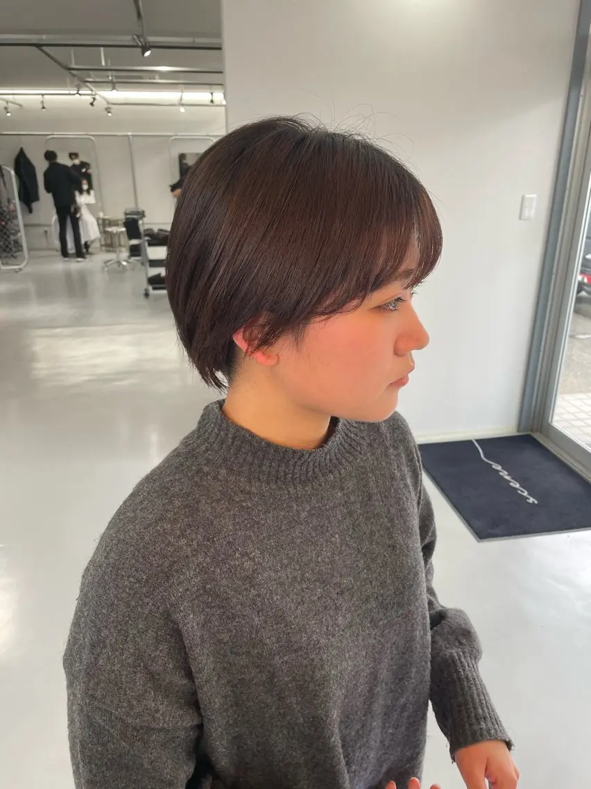 ショート カット scene あゆなのヘアスタイル