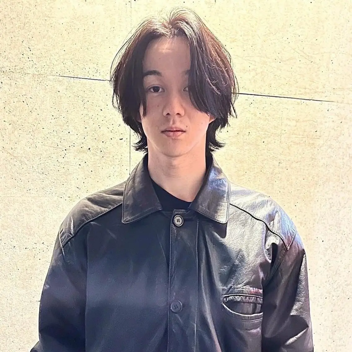 ミディアム メンズ カット 鈴木 隼人のヘアスタイル