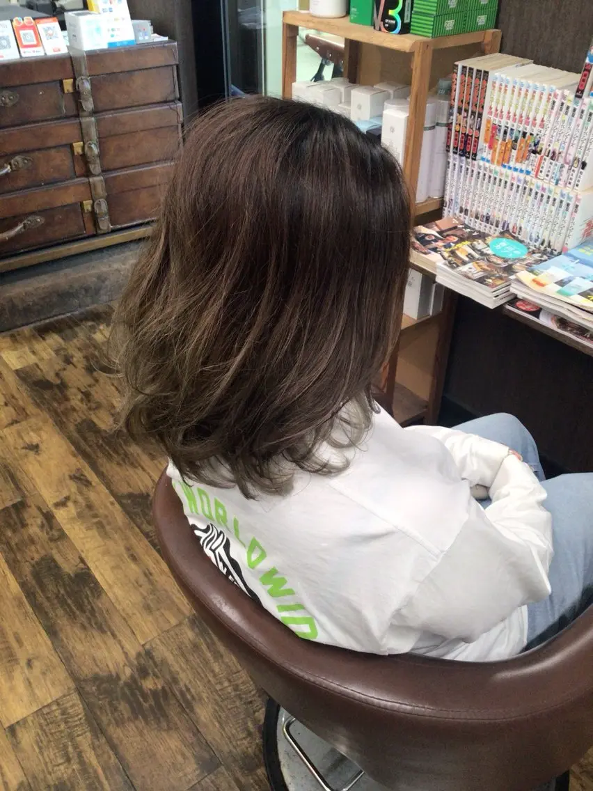 ミディアム カット 香川 裕基のヘアスタイル