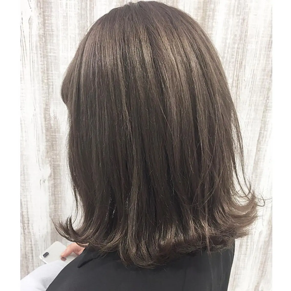 ミディアム カラー ヘアアレンジ ベージュカラー ピンクカラー ピンクベージュ 透明感♡︎♡︎ 佐々木早苗のヘアスタイル