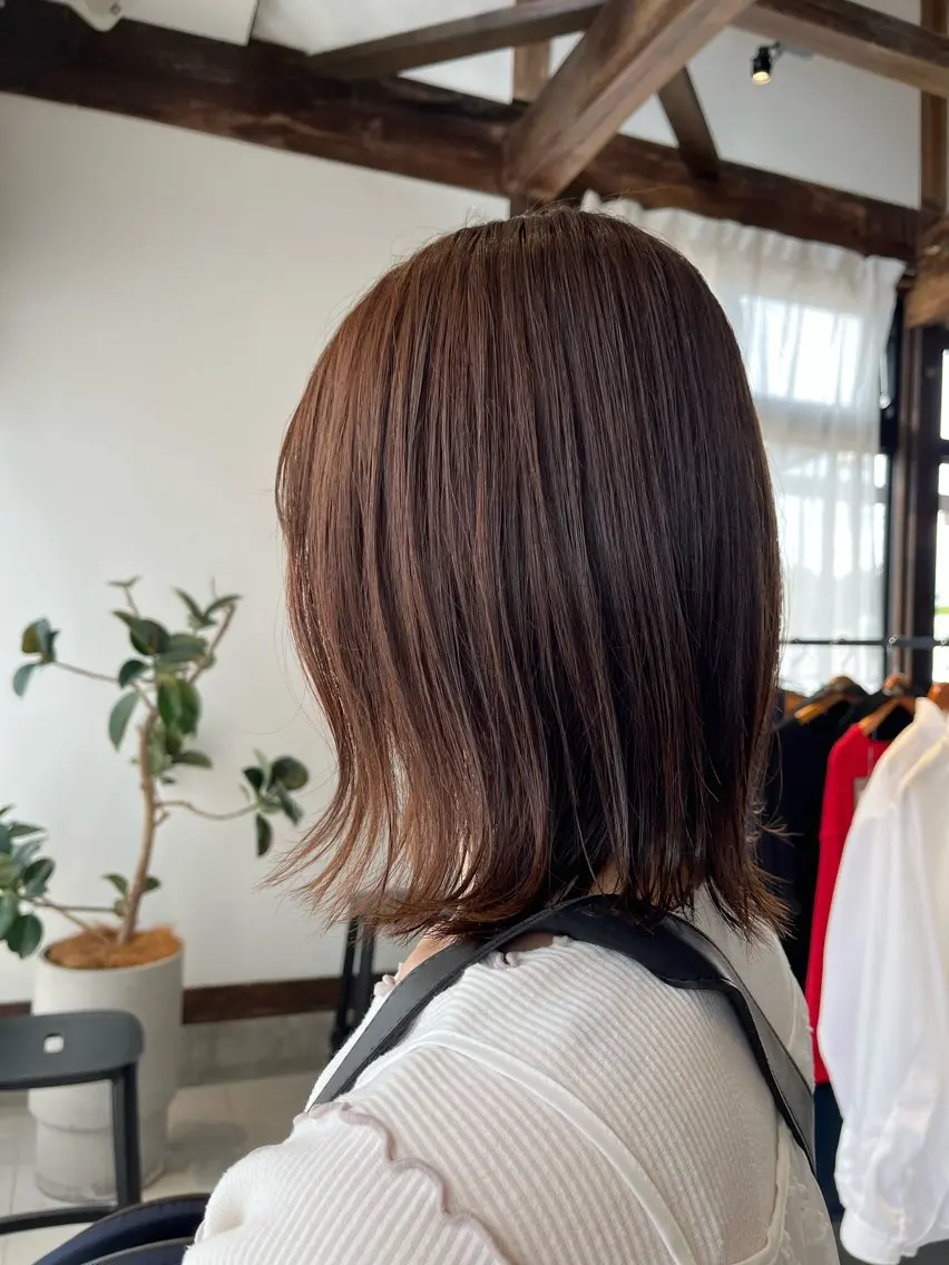 カラー ベージュカラー Tamoto Arumuのヘアスタイル