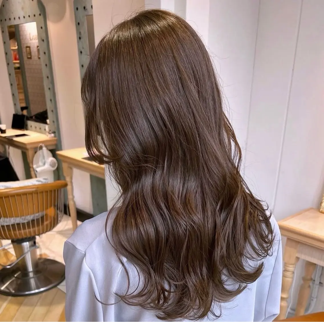 透明感カラー+補修1stepトリートメント💎の写真