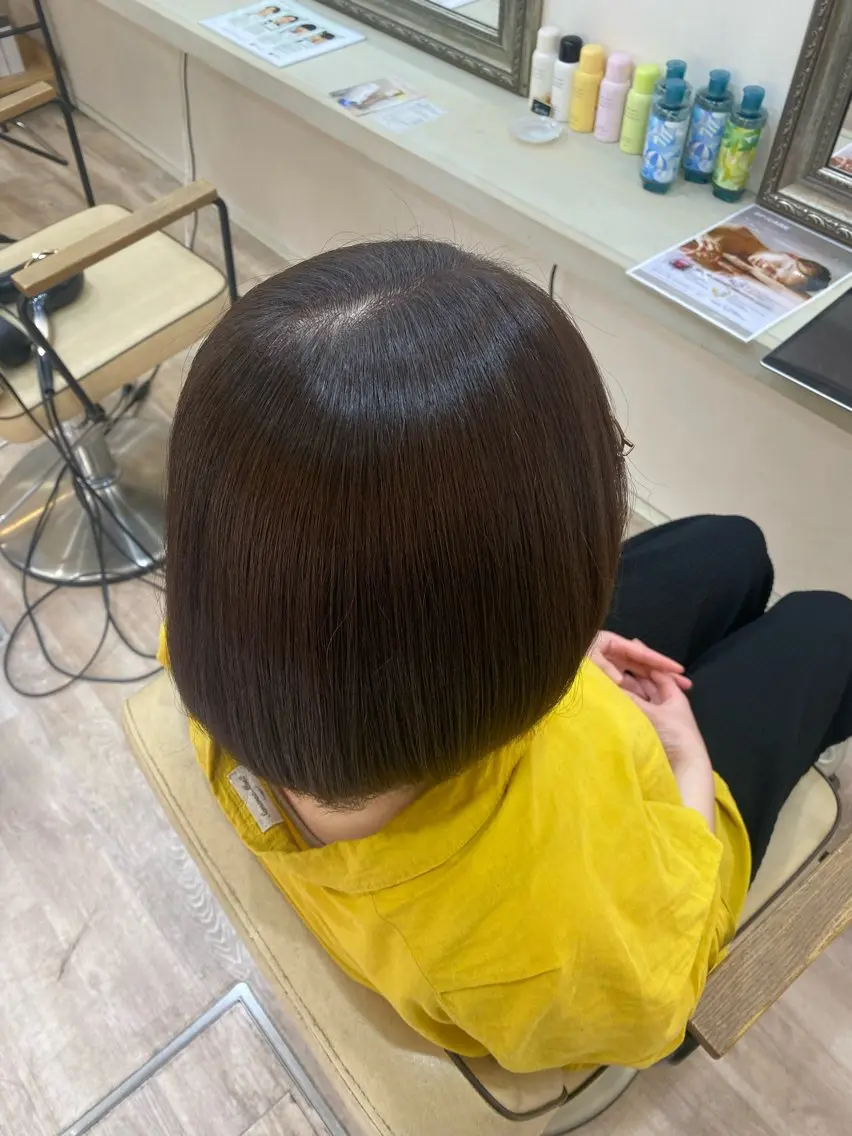 ミディアム 髪質改善 カット ヘアカラー トリートメント 【宮崎/髪質改善 カラー】山本　海輝のヘアスタイル