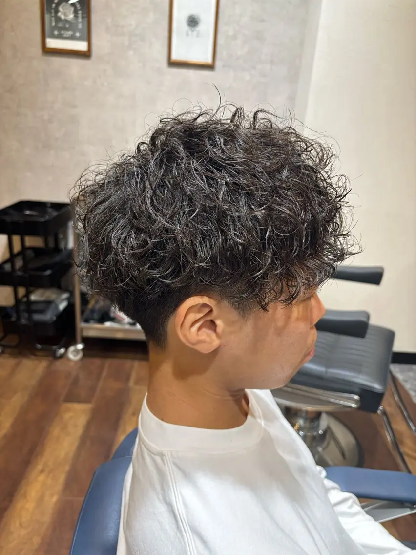パーマ メンズ 朝セット楽！指名多数 メンズ特化/黒部由徒のヘアスタイル