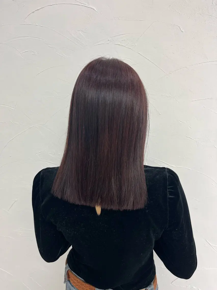 ミディアム トヨダ🤍 パーマのヘアスタイル