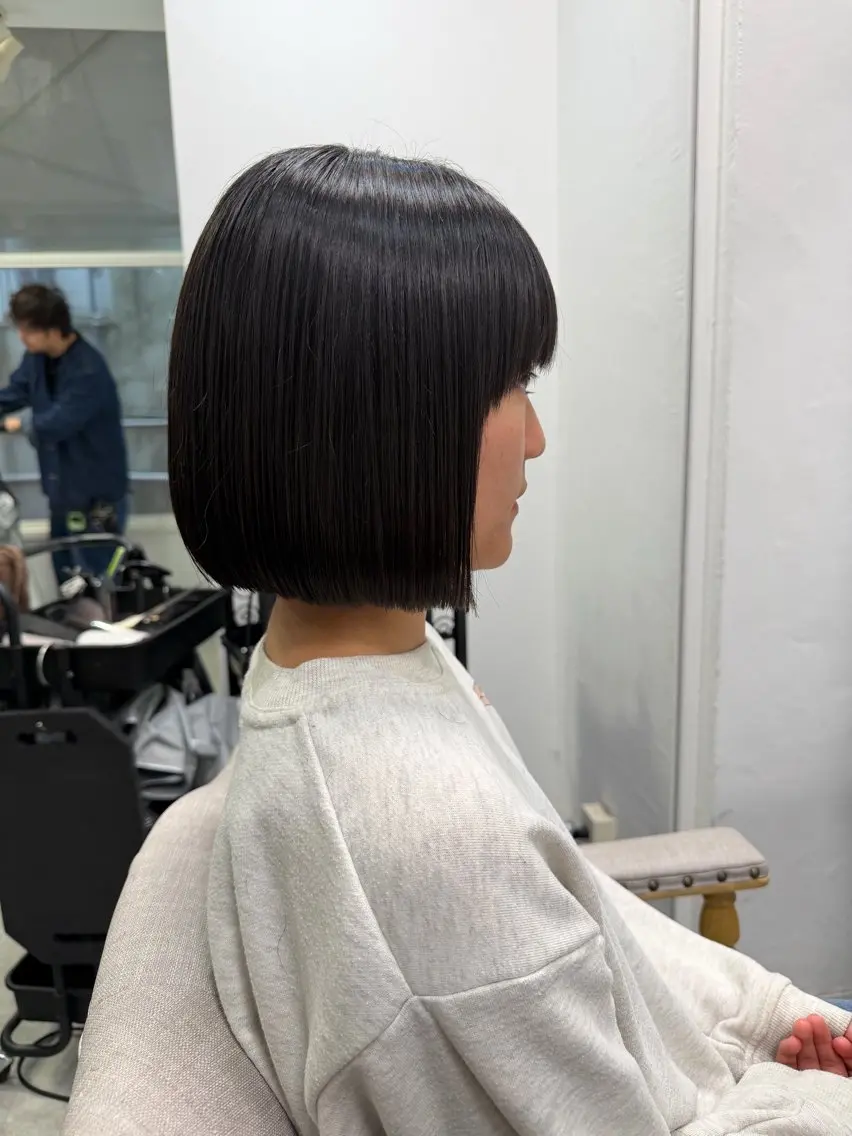 ショート ボブ 似合わせカット カット ヘアカラー ✨竹下遼也 縮毛矯正/レイヤー✨のヘアスタイル