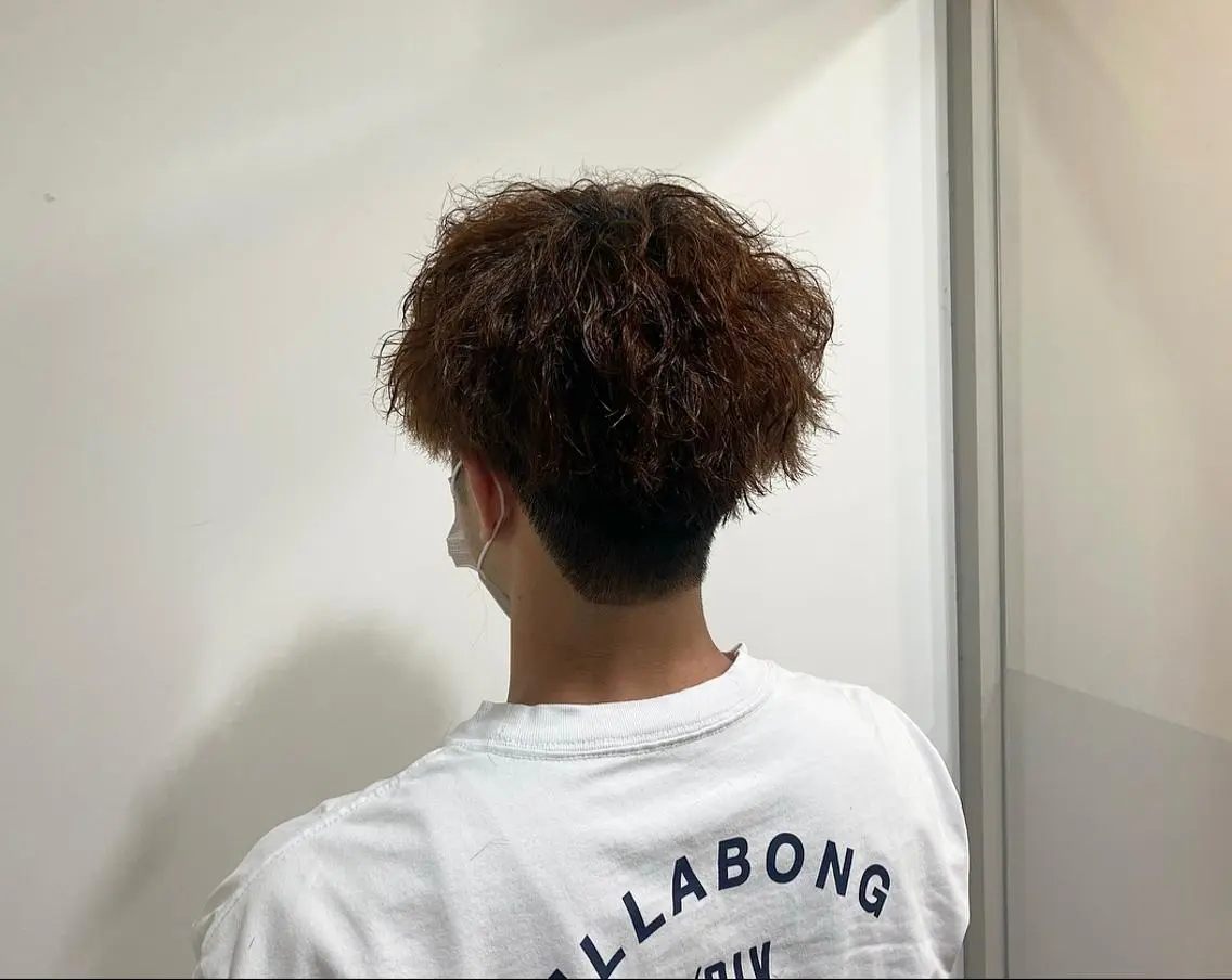 パーマ メンズ メンズパーマ ツイストスパイラルパーマ スパイラルパーマ たなか もえなのヘアスタイル