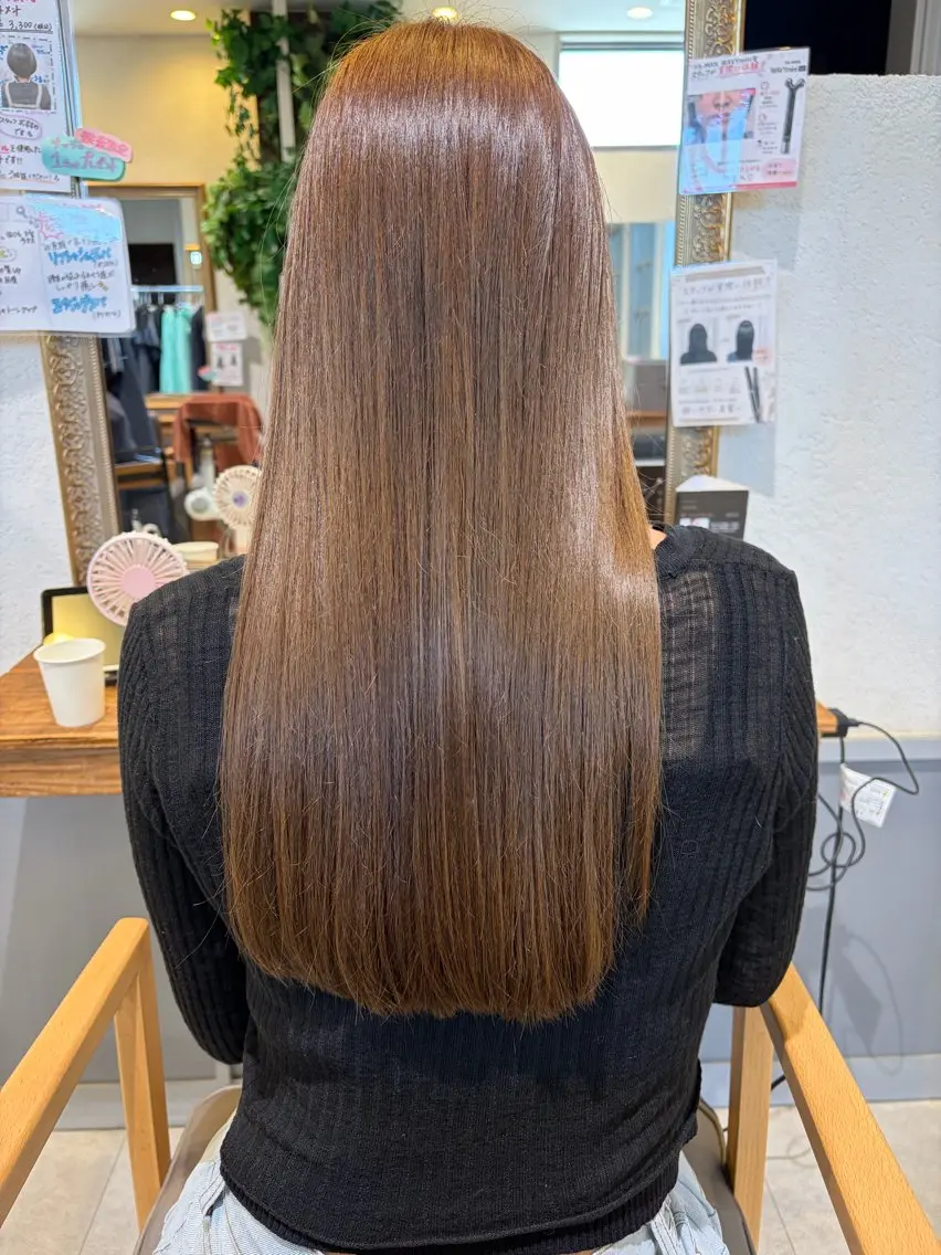 ロング カット ヘアカラー トリートメント 🤍ྀི筈井南美 /艶髪カラー🤍ྀིのヘアスタイル