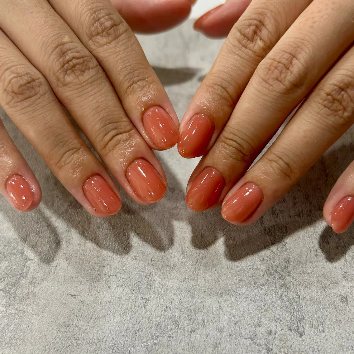ネイル ワンカラーネイル Allure 小山店 結咲(ゆいさ)のネイルデザイン