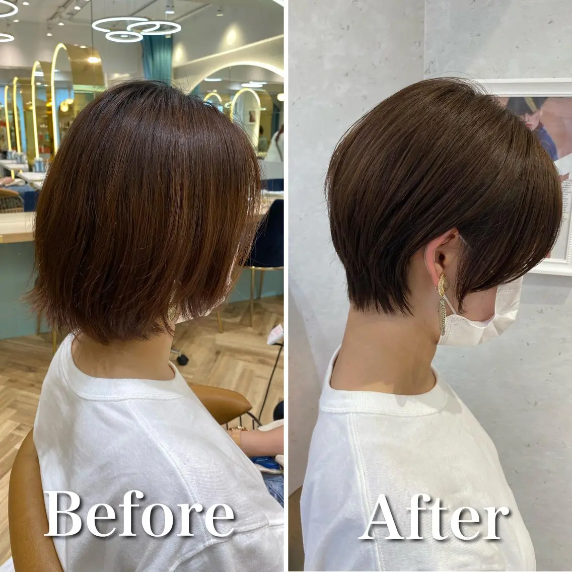 ショート カラー カット トリートメント ❣️モテ髪❣️佐野 圭佑のヘアスタイル