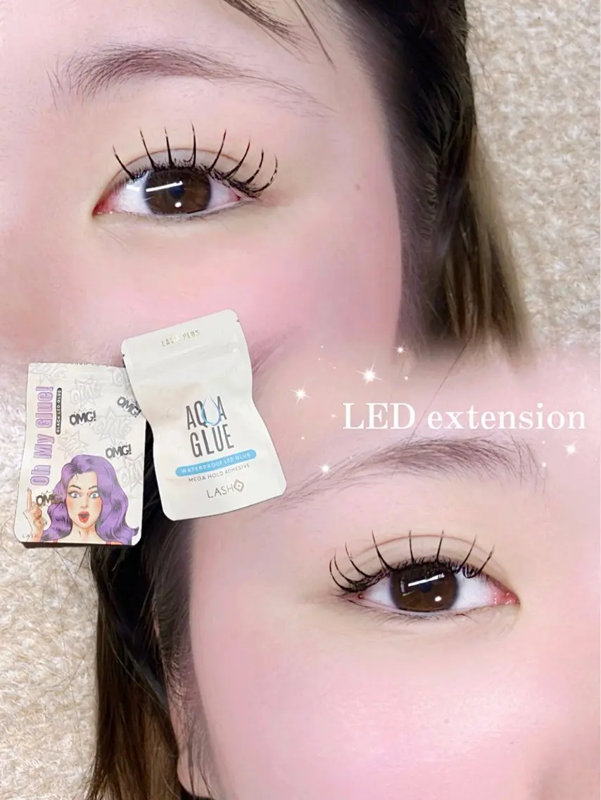 ナチュ盛れ🫧LEDエクステ100本の写真