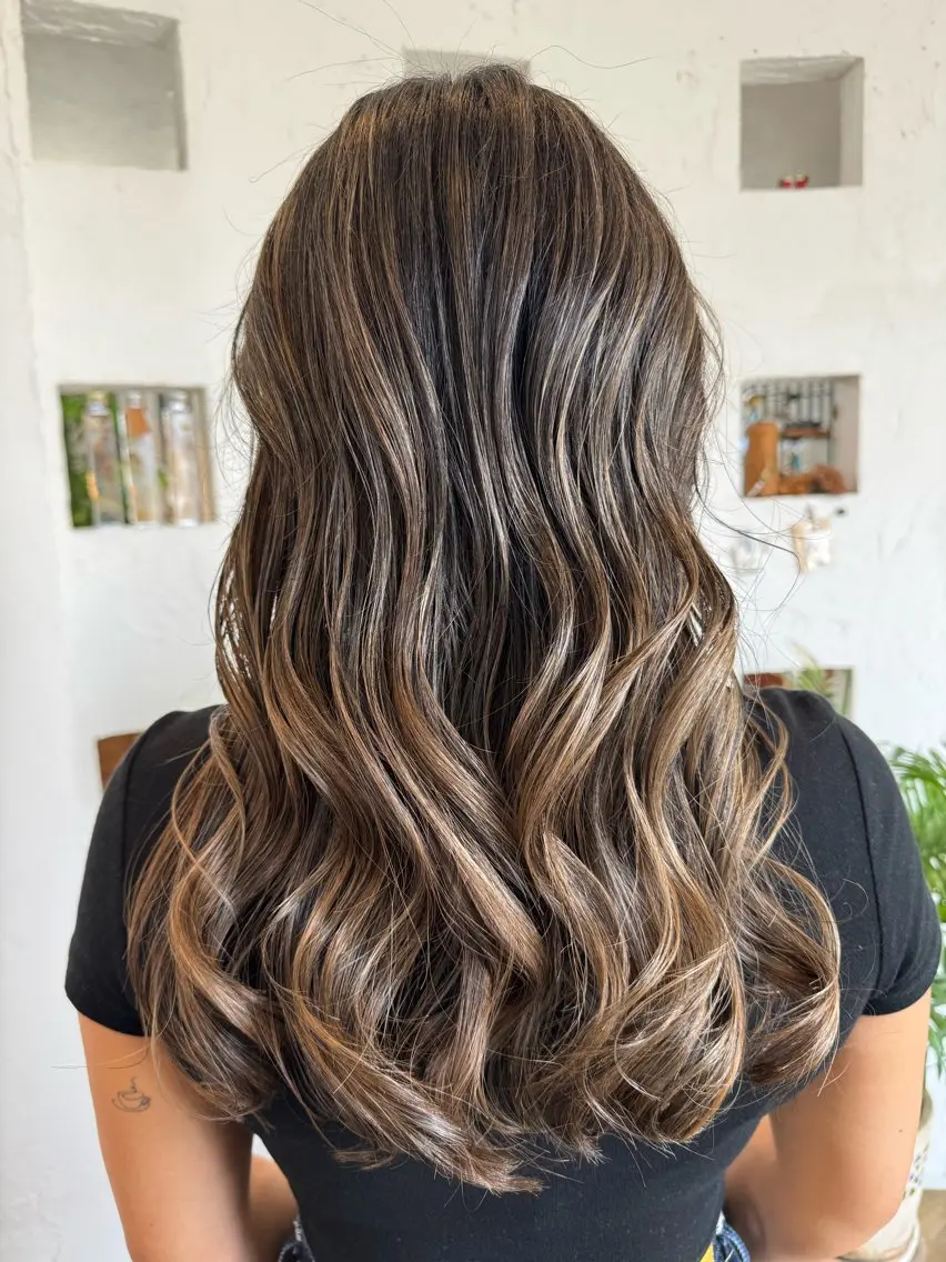 ロング カラー ヘアカラー 🌸小掛🌸 豊橋外国人風カラーのヘアスタイル