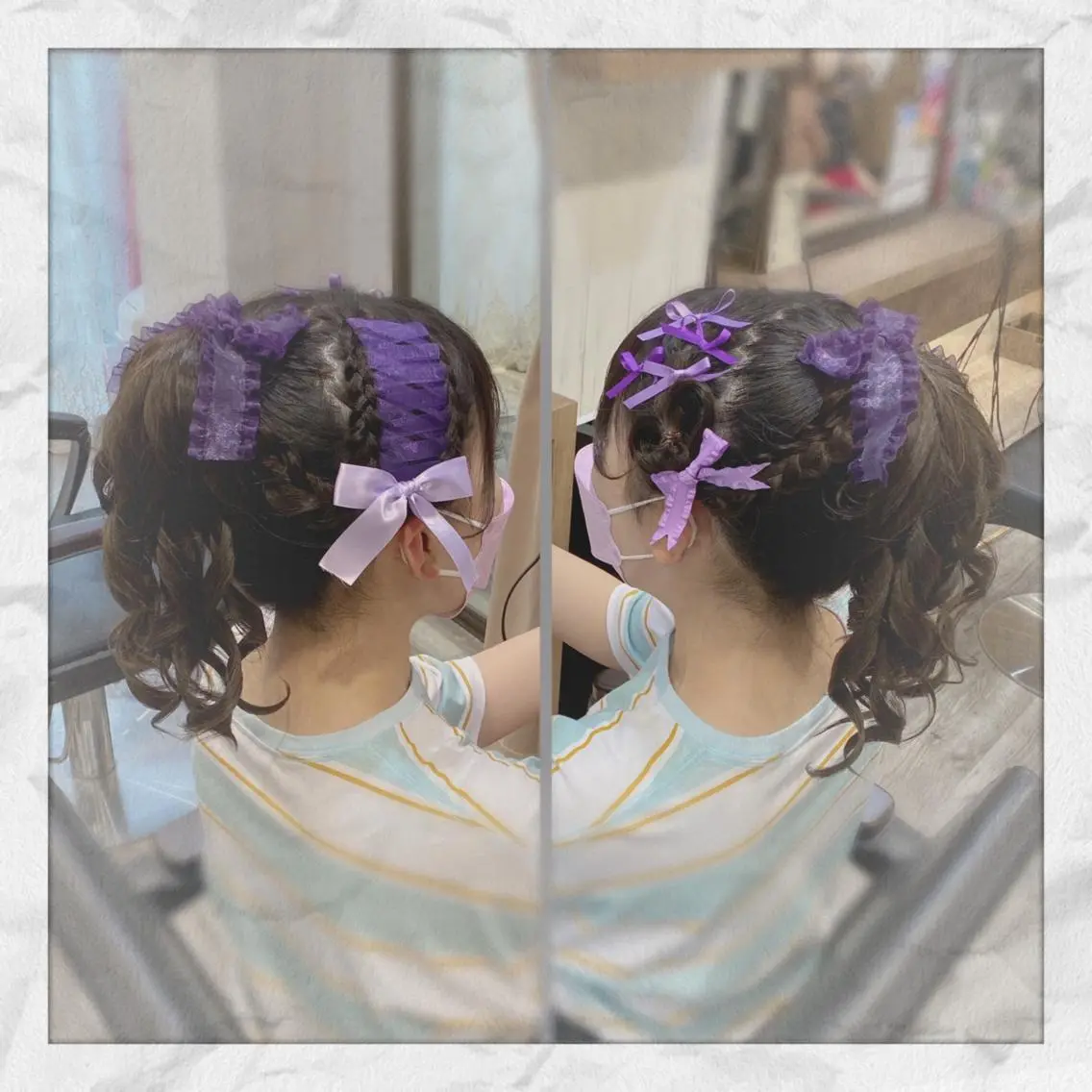 セミロング ヘアアレンジ ヘアセット ヘアセット/着付け 𓇼 まつもと𓇼のその他イメージ
