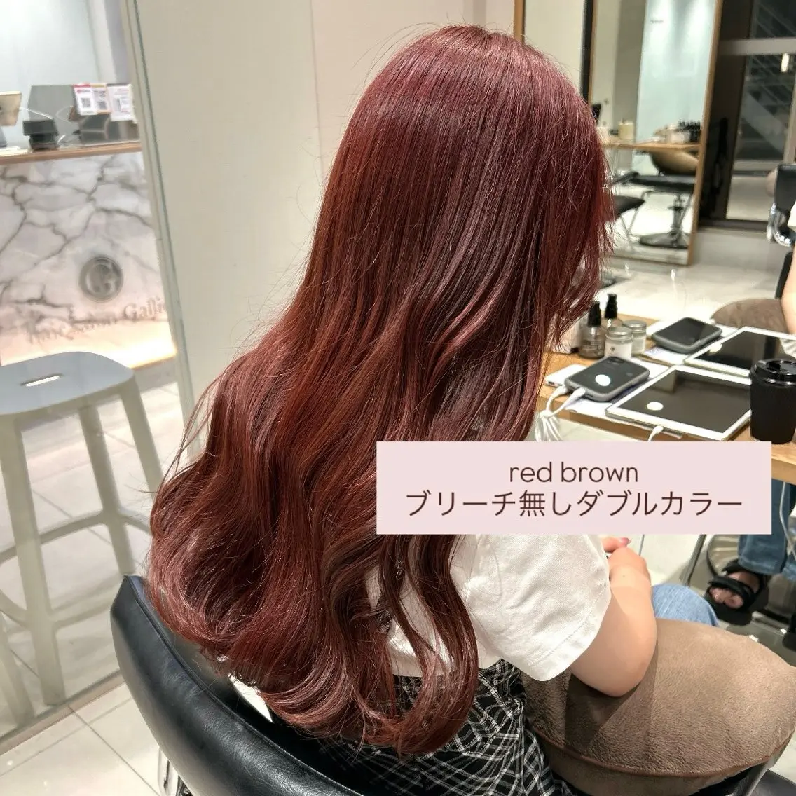 カラー ヘアカラー サラ艶/韓国ヘア ︎🌟璃奈 (リナ)のヘアスタイル