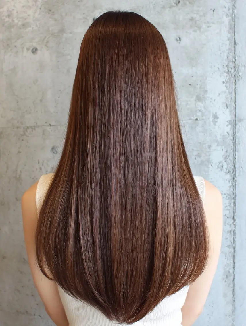 ロング パーマ 髪質改善 縮毛矯正 ヘアーサロン ブランコのヘアスタイル