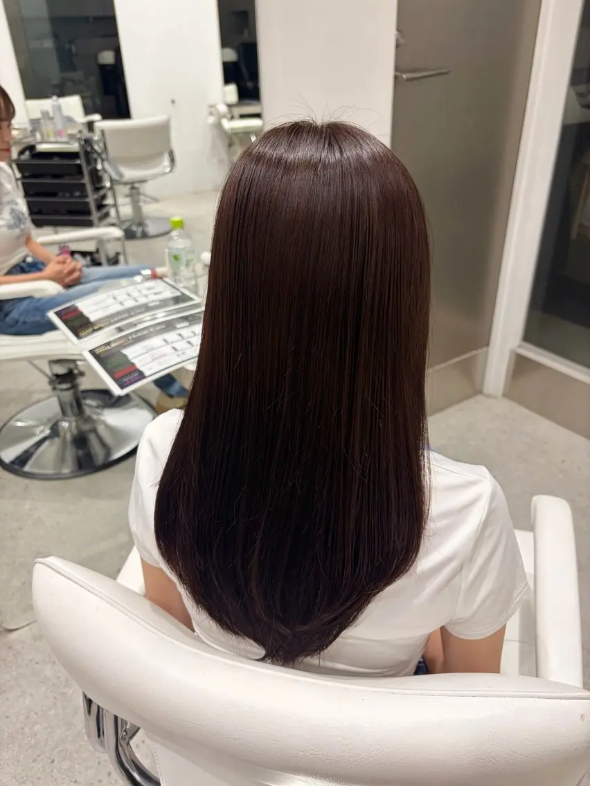 カラー ブラウンカラー 吉田 百々花のヘアスタイル